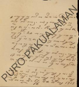 Surat permohonan surat bukti nikah atas R.M. Sukarja dengan R.L.A. Sukiyah