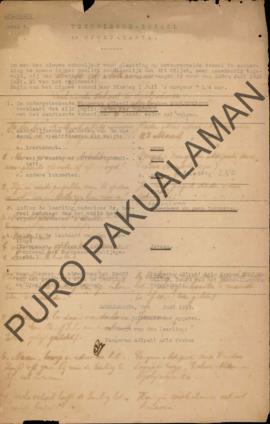 Surat Pernyataan dari Pangeran Adipati Ario Praboe Soorjodilogo, bahwa Raden Mas Goenandi akan me...