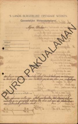 Daftar laporan anggaran belanja dari biaya untuk pembangunan sekolahan pribumi untuk siswa 30 mur...