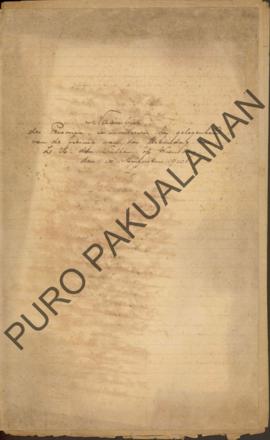 Daftar nama orang yang akan diundang untuk kesempatan perayaan hari mahkota dari L.U. Den Sultan ...