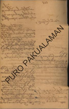 Pemeriksaan dari Polisi Pakualaman Pateh Mas Mutadirejo kampung Bausasran. Surat tanggal 2 Agustu...