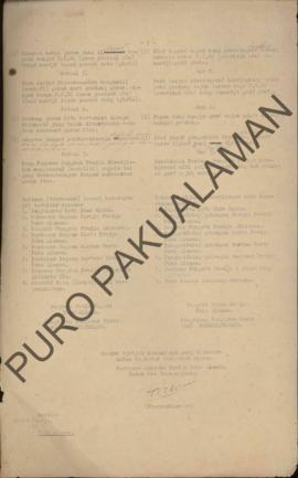 Surat Ketetapan dari Bupati Patih Negeri Pakualaman, perihal peraturan orang yang membuat garam, ...