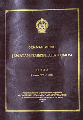 Senarai Arsip Jawatan Pemerintahan Umum Buku 2