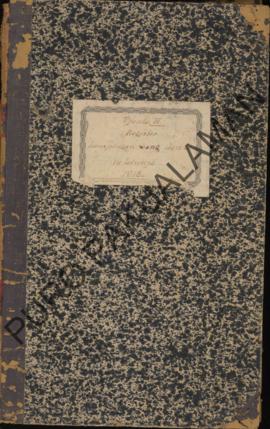 Buku contoh dari register hempingan uang dan lain-lainnya yang akan digunakan untuk tahun 1913