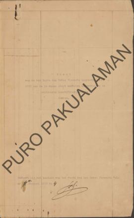 Daftar tunjangan yang diberikan kepada para pejabat diambil dari anggaran Pakualaman pada tahun 1917