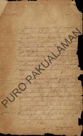 Surat ditujukan kepada Parentah Ageng Nagari Pakualaman perihal proses pencarian orang bernama Ra...