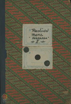 Buku Realisasi Pemberangkatan Transmigrasi Swakarsa Murni II