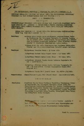 Surat Keputusan Kepala BP-7 Provinsi Daerah Istimewa Yogyakarta Nomor 76/KPTS/BP-7/83 tentang Pen...