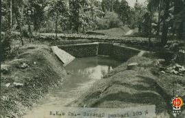 B. K. 0 2a. Gorong-gorong Pemberi (kondisi 100%). Tampak bangunan gorong-gorong yang sudah sempurna.