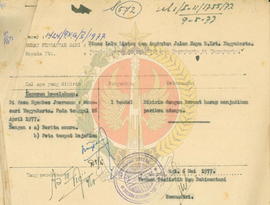 Laporan kecelakaan lalu lintas pada bulan April, Mei dan September 1995 di Sleman, Wonosari dan K...