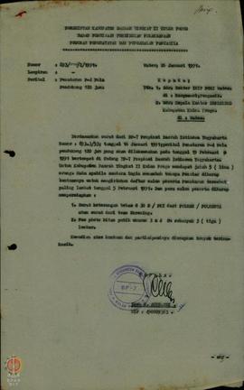 • Surat No. 893/064/1/1991 tgl 26 Januari 1991 dan Surat No. 893.3/446/XI/1991 Tgl 18 November 19...