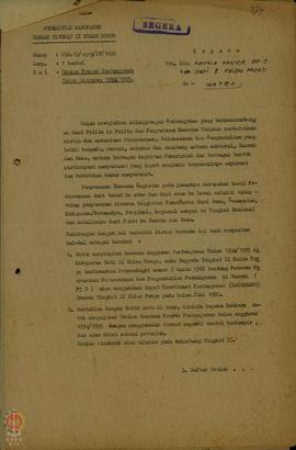 Kumpulan Surat dari Pemerintah Kabupaten Dati II Kulon Progo Untuk Kepala BP-7 Kabupaten Dati II ...