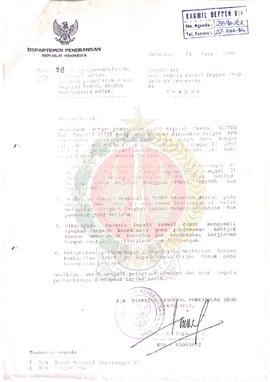 Berkas perihal pembatalan Surat Izin Usaha Penerbitan Pers Majalah Tempo, Editor dan Tabloid Deti...