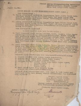 Surat Keputusan Bupati Papatih Pradja Paku Alaman Nomor : wp/66 tentang memutuskan Sdr.M. Anut, j...