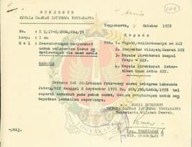 Surat-surat telegram dari Komando Operasi Pemulihan Keamanan dan Ketertiban DIY/Jawa Tengah menge...