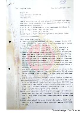 Surat dari Sekretaris Badan Pembina Radio Siaran Non Pemerintah Provinsi Daerah Istimewa Yogyakar...