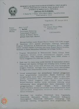 Bendel surat perihal permohonan arahan dan pemberian bahan jawaban penggunaan sisa dana tampungan...