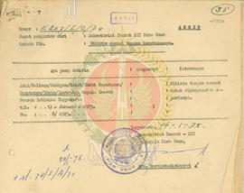 Keputusan Gubernur No. 6/1975 tentang penutupan desa Kumpulrejo dan Patuk Kalurahan Girikerto/Tur...