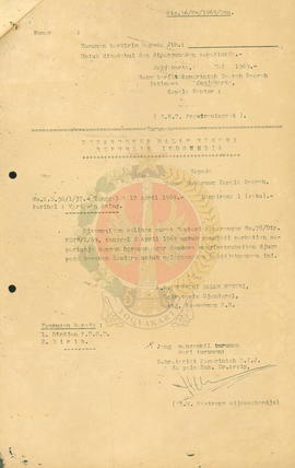 Pengiriman salinan surat Menpen No. 78/Dir/PDIN JK/69 tentang Keberadaan wartawan asing