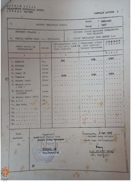 Bendel Laporan Konservasi Energi dan BBM Kantor Wilayah Departemen Penerangan Provinsi Daerah Ist...