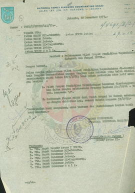 Pelaksanaan pilot proyek pendidikan kependudukan di daerah dan fungsi BKKBN.