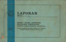 Laporan Hasil-hasil Program Keluarga Berencana Provinsi Daerah Istimewa Yogyakarta Badan Koordina...