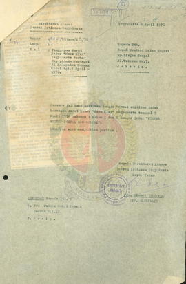 Tanggapan surat kabar “Masakini” Yogyakarta terhadap pidato Mendagri di Gunungkidul bulan April 1976