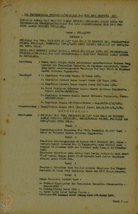 Kumpulan Surat Keputusan Kepala BP-7 Propinsi DIY  tentang Penataran P-4 Pola Pendukung 45 Jam ba...