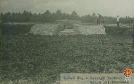 B. K. 0 6b. Gorong-gorong Pemberi dalam pelaksanaan. Tampak pembangunan gorong-gorong pemberi yan...
