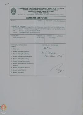Bendel surat perihal pemanggilan saudara Ir. Rani Sjamsinarsi, MT untuk menghadap jaksa penyidik ...