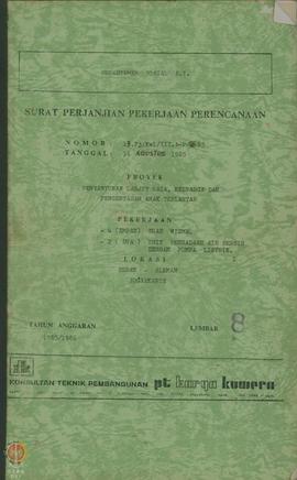 Dokumen perencanaan pembangunan 4 buah Wisma, dan 2 Unit Pengaaan Air Bersih dengan pompa listrik...