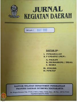 Jurnal Kegiatan Daerah tentang Analisa situasi pendapat umum Bidang Polkam/Politik dan Keamanan, ...