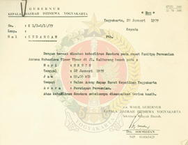 Notulen Rapat Peresmian Asrama Timor-Timur di DIY