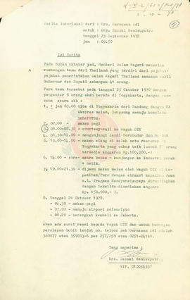 Rencana kunjungan pejabat Thailand di Yogyakarta