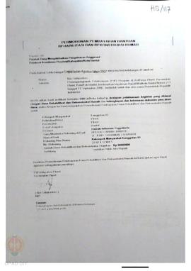 Permohonan Pembayaran Bantuan Rehabilitasi dan Rekonstruksi Rumah, Nama Kelompok Masyarakat Rangg...