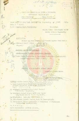 Laporan hasil pemeriksaan pada Dinas Pertanian dan Perikanan kab. Gunungkidul.