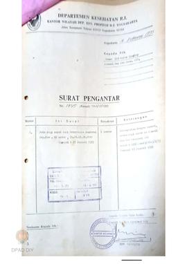 Surat tentang pembuatan laporan inventaris barang milik/ kekayaan Negara di lingkungan Departemen...