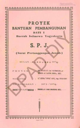 Pembiayaan proyek rehabilitasi dan penyempurnaan gedung-gedung kantor pemda DIY. T.A. 1976/1977, ...