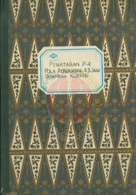 Catatan keuangan/laporan keuangan perihal penataran P-4 pola pendukung 25 jam ditambah Korp Pegaw...