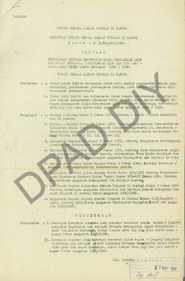 Surat Pengantar dari Assek III, Slamet kepada Gubernur Daerah Istimewa Yogyakarta tentang Salinan...