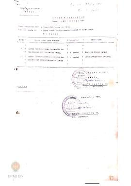 Susunan calon personalia sekretariat PPS Kecamatan Kokap.