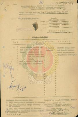 Surat pertanggungjawaban proyek pengembangan rumah sakit/sarana kesehatan di DIY.