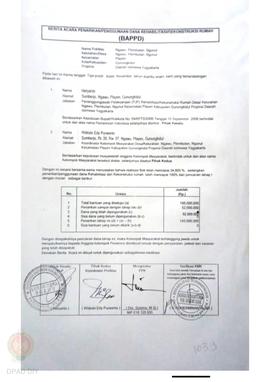 Berita Acara Penarikan/Penggunaan Dana Rehabilitasi/Rekonstruksi Rumah (BAPPD) Rusak Berat, Nama ...