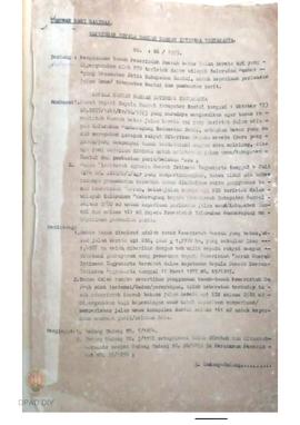 Surat Keputusan Kepala Daerah DIY No. 66 / 1975 tentang Penggunaan Tanah Pemerintah Daerah bekas ...