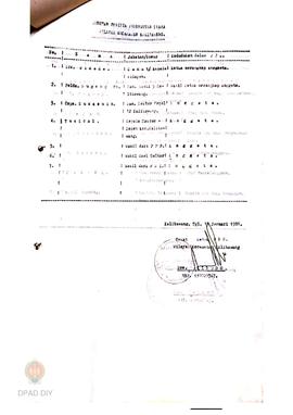 Susunan PPS, susunan Panwaslakcam serta staf sekretaris PPS Kecamatan Kalibawang.