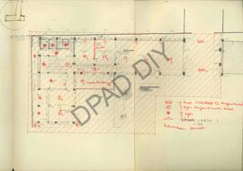 Rencana perluasan kantor di sebelah timur Unit Perencanaan Daerah DIY Tahun 1976