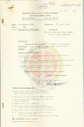 Laporan hasil pemeriksaan pada Dinas-Dinas Tk II Kab. Sleman.