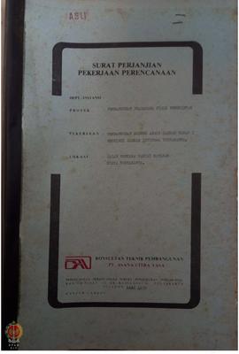 Surat Perjanjian Pelaksanaan Proyek Pembangunan Prasarana Fisik Pemerintah yaitu Pembangunan Gedu...