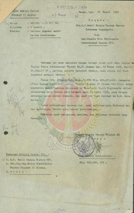 Permohonan cuti/perlop PNS Sleman karena kecelakaan.