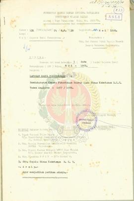 Laporan hasil pemeriksaan pada Dinas Kehutanan, P dan K, dan DLLAJR.